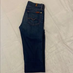 7 For All Mankind Dark Wash Bootcut Jeans